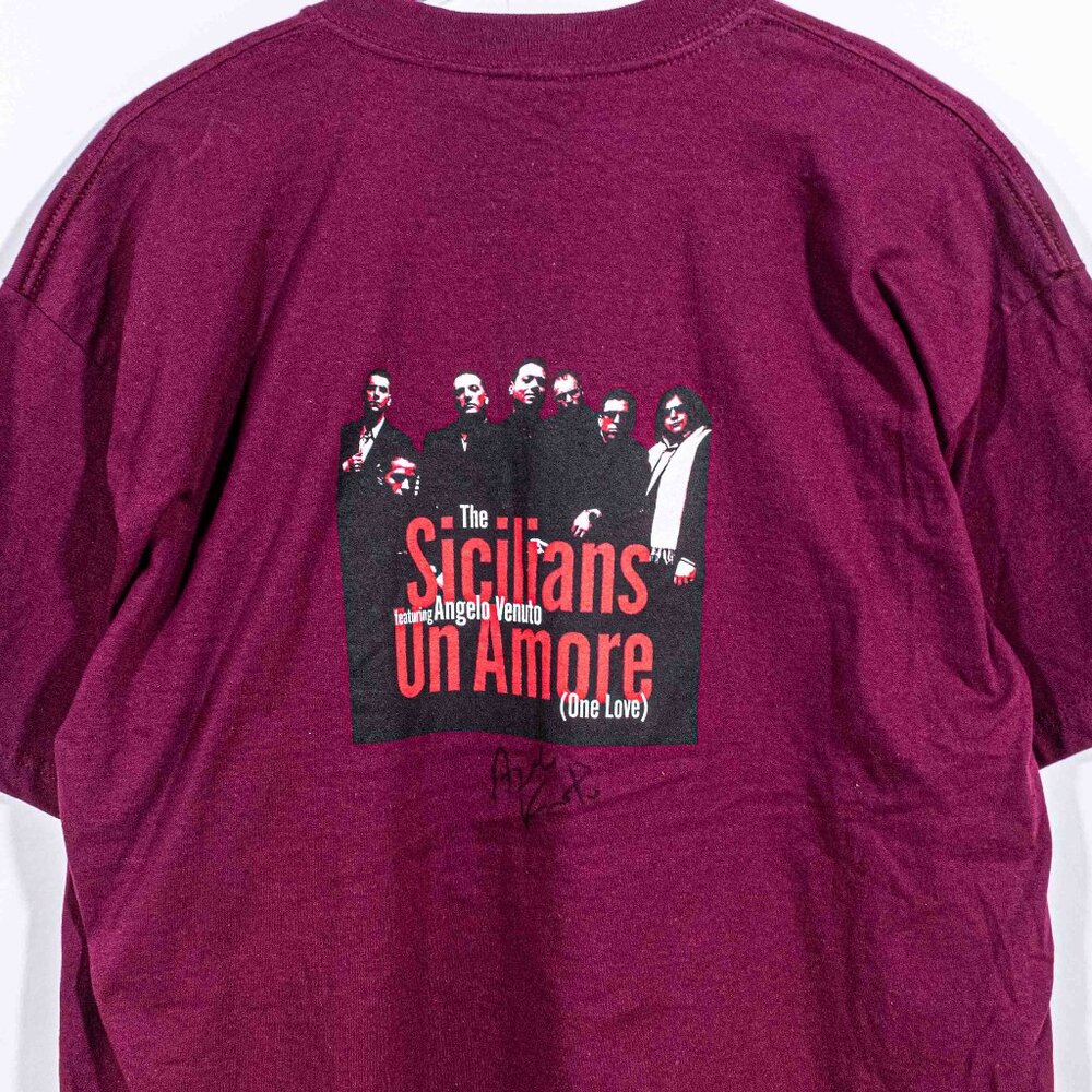 Vtg Nervous Records NYC T-Shirt XL The Sicilians Un Amore House Music DJ Promo